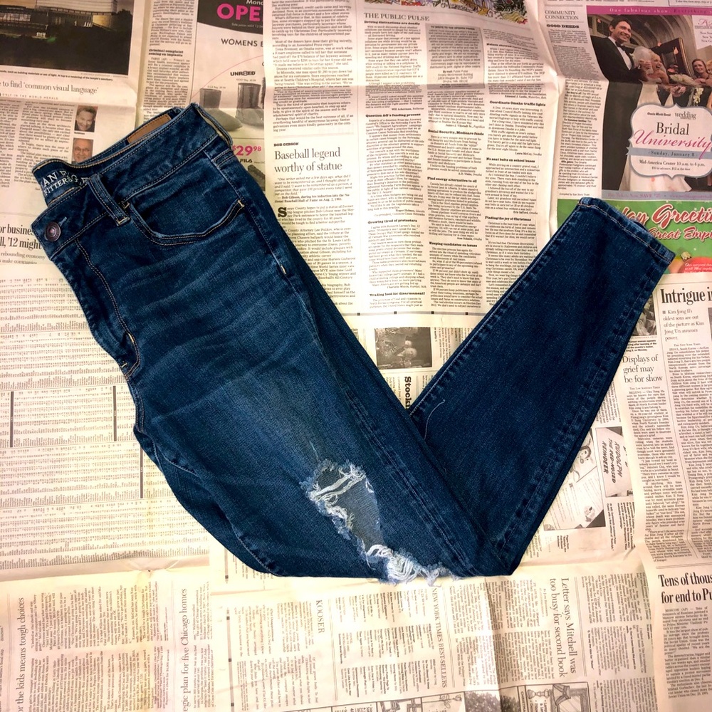 Ripped American Eagle Jeans